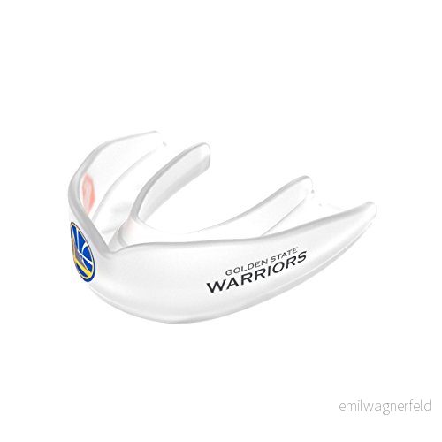Shock Doctor herr NBA basket gyllene delstatskrigare munskydd, genomskinlig, vuxen 733313051161