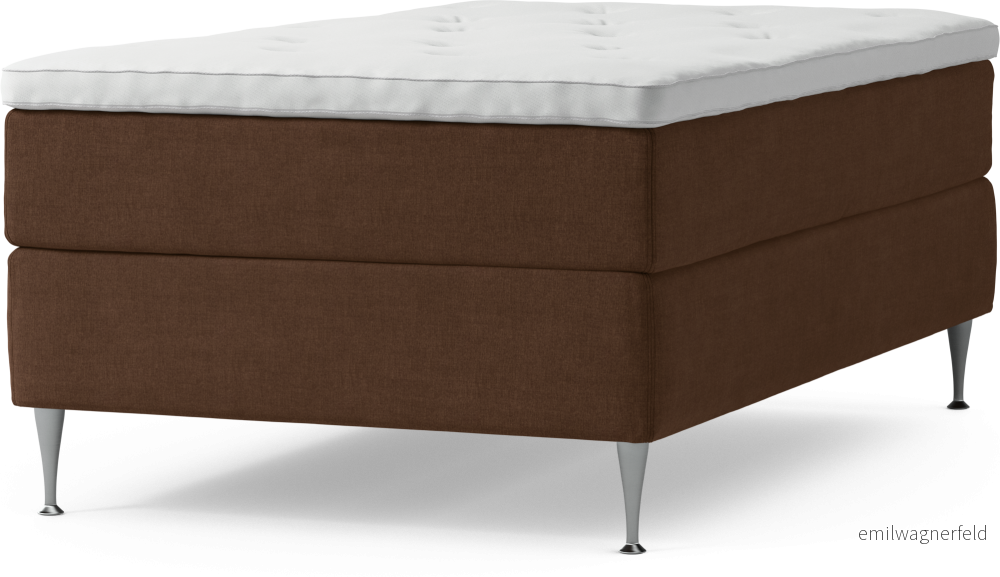 Delux Dream Kontinentalsäng, enkelsäng 120 cm med bäddmadrass och sängben hL7tc