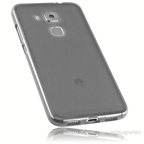 mumbi skal kompatibel med Huawei Nova Plus Handy Case mobiltelefonskal, transparent svart 4251077271572