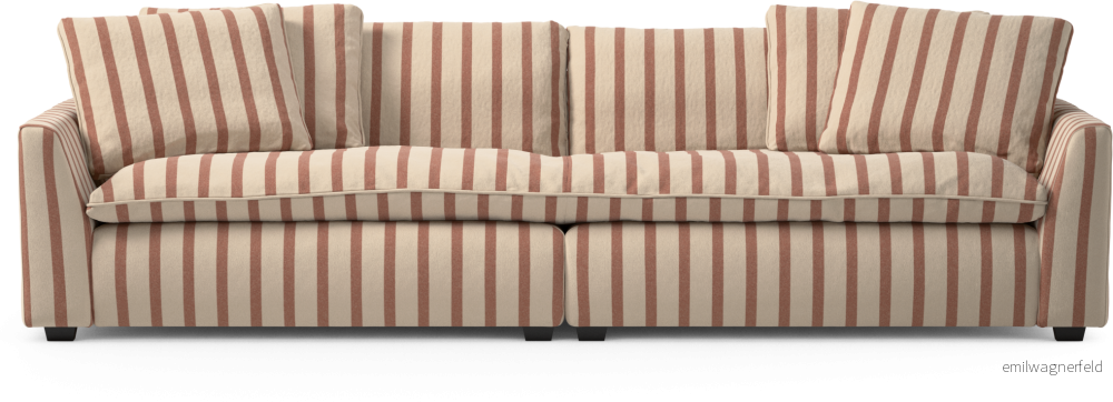 Bellora 4-sits soffa, hel dyna 9sNNG