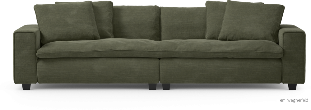 Bellora 4-sits soffa, hel dyna 36sZ5