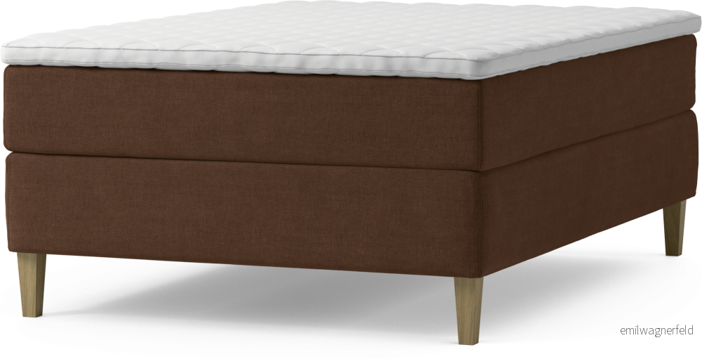Delux Dream Kontinentalsäng, enkelsäng 140 cm med bäddmadrass och sängben dk2mz