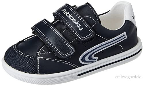 Pablosky Unisex baby 015620 sneakers, blå 19 EU 8425571890782