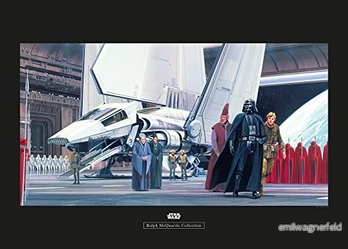 Star Wars Classic RMQ Death Shuttle Dock storlek: 70 x 50 cm komar, väggbild, affisch, konsttryck (utan ram) 4055065169335