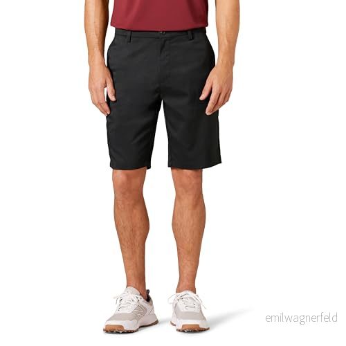 Amazon Essentials Herr 10 tum Classic Fit Cargo Golf Short (Finns i stora och långa), svart, 34 197153019956