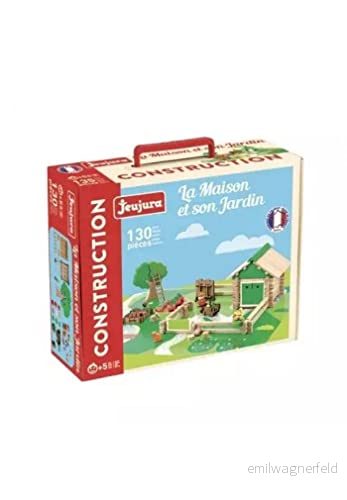 Jeujura House & Its garden 130 pcs Byggspel, Multifärg (J8080) 3225280808000