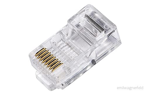 LINK LKPL85U10 kontakt 8 polig CAT 5E Utp ej skärmad för flexibel kabel, 10 stycken 8028400082459