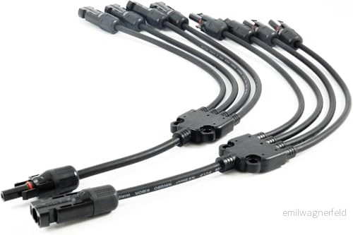 solkontakt 1 fack, 2 vägs Y kontakt, 3 4 vägs, 5 6 kabeldistributör solcellskontakter (4 kabel) 4260464595764