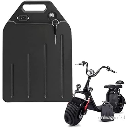 60 V 20 Ah/15 Ah för Citycoco Fat Tire elektrisk skoter litiumjonbatteri li jon två hjul cykel med BMS och laddare 1 500 W 000 motor (60 Ah) 714855037592