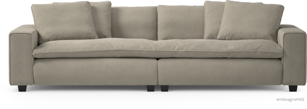 Bellora 4-sits soffa, hel dyna ZRkqz