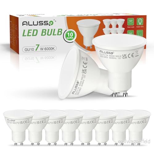 10 pack LE GU10 LED lampa 7 W 120 abstrakt vinkel glödlampor 560 lumen varmvit 3000 K 630 kallvit 6000K Ej dimbar 653846388605 10 pack LE GU10 LED lampa 7 W 120 abstrakt vinkel glödlampor 560 lumen varmvit 3000 K 630 kallvit 6000K Ej dimbar 653846388605