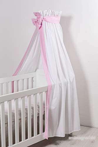 Robert Osswald 1.1.4.1.1.2.1 K01 14 sänghimmel Petita 170 cm x 300 för barnsängen, rosa 4250898609618