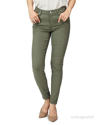 Amazon Essentials kvinnors skinny jeans, Ljus oliv, 6 Tall 193548221737