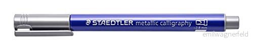 Staedtler Marker metallic calligraphy silver 10 pcs. 4007817076200