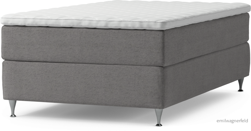Delux Dream Kontinentalsäng, enkelsäng 120 cm med bäddmadrass och sängben z1I2P