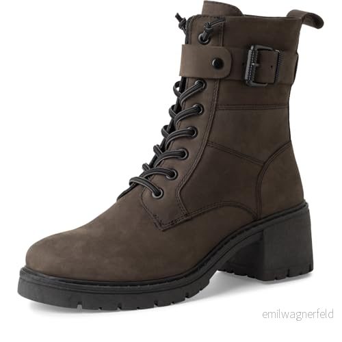 Marco Tozzi Dam Bootie Laced 2 25259 43 modestövlar, Antracit N.C, 38 EU, N C, EU 4064232201792