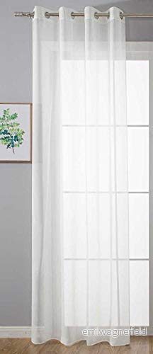 Gardinenbox Gardine Stores gardin öljetter blybandslående vardagsrum, 20332 cn, vit, H x B 145 140 cm 4041984856814