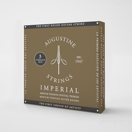 Augustine klassiska gitarrsträngar Imperial Red 3x set medium/medium 850033384697