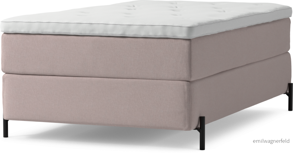 Delux Dream Kontinentalsäng, enkelsäng 120 cm med bäddmadrass och sängben lJfhr