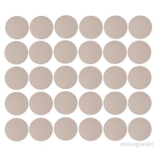 30x självhäftande skruvskydd diameter 20 mm lock hål möbel bord stol hem, elfenben 3666690023162