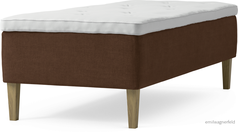 Delux Dream Ramsäng, enkelsäng med bäddmadrass och sängben 46rcK