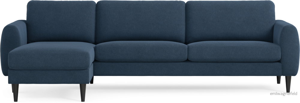 Bridge 3-sits soffa med schäslong vänster NSLx6