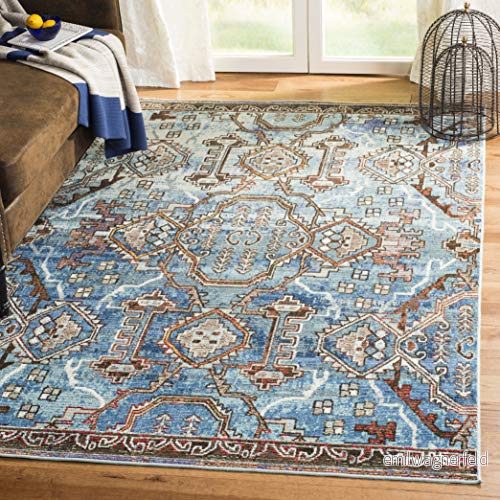 Safavieh Vintage_area_matta 90 X 150 cm Blue/Light Blue 889048421226
