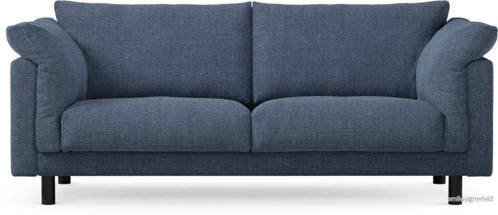Cherrie 2,5-sits soffa, fast klädsel nQpq0