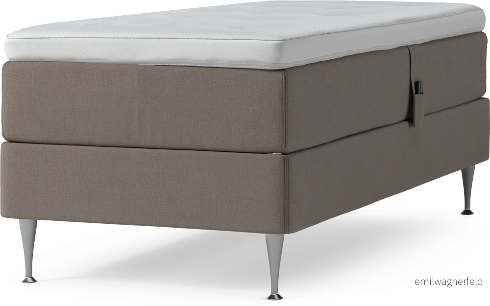 Delux Dream Ställbar säng, enkelsäng med bäddmadrass och sängben wtX36