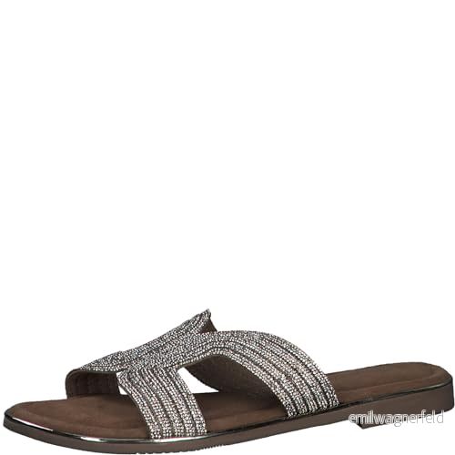 MARCO TOZZI dam, 227126 42 pantoletter, Guld, 39 EU, EU 4064231689225