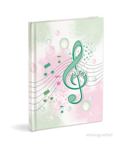Agenda Organizer 2025 Januario December Inbunden, Vecka, Musikanteckning Grön 8059174875626