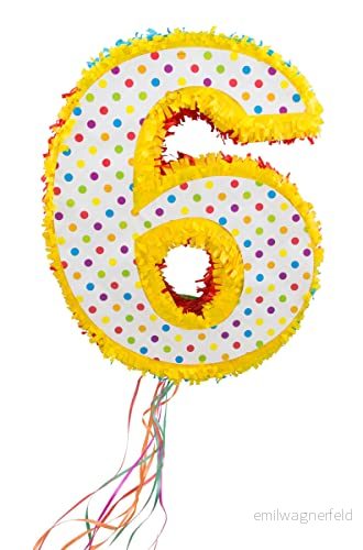 Folat Pinata nummer 6 49cm 8714572609463