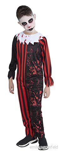 Rubies Rufian clown kostym för barn, original jumpsuit, halloween, jul, karneval och födelsedag, S8694 M 8422971869462