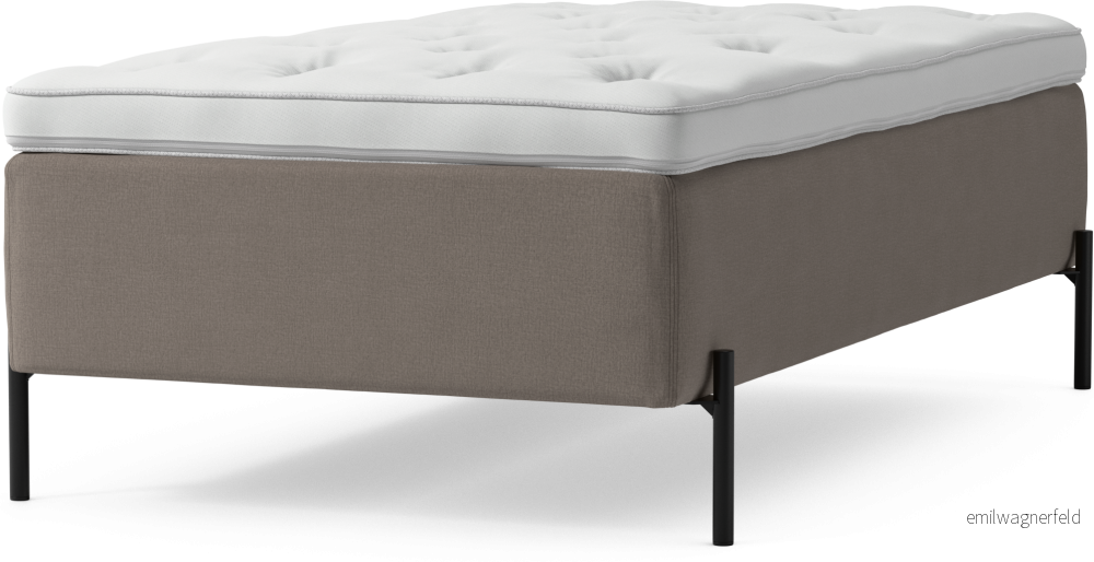 Delux Dream Ramsäng, enkelsäng med bäddmadrass och sängben TM76h