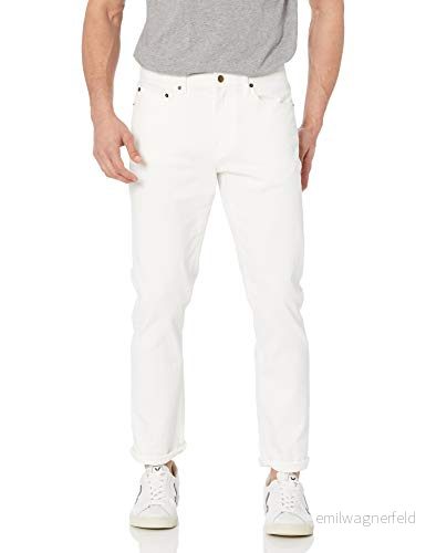 Amazon Essentials Men's Jeans smal passform, Ljust vit, 40W / 29L 195111336909
