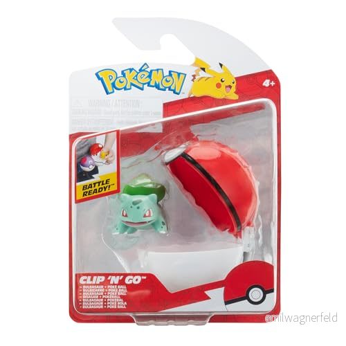 Pokémon Clip 'N' Go Lekset Bulbasaur med Pokéboll 191726709763