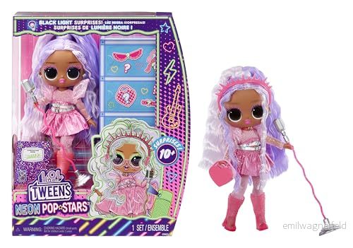 L.O.L. Surprise! Tweens Neon Pop Stars Docka Kitty K 35051120667