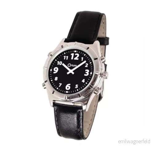 Orium Analog talande klocka, svart/vit, 1 enhet 3661474118379
