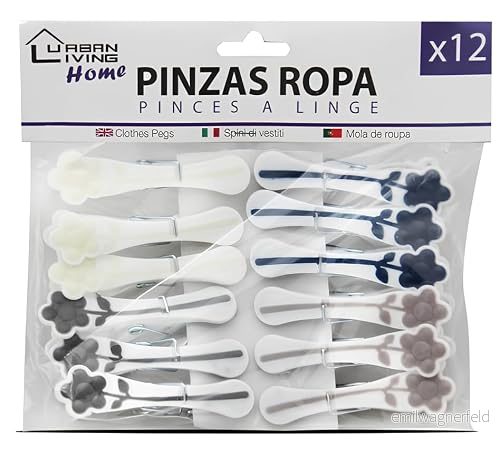 FORNOR 224076 BLOMMA KLÄDER PIN X12 ASSORT. FÄRG 8,8 x 4 8422172240763