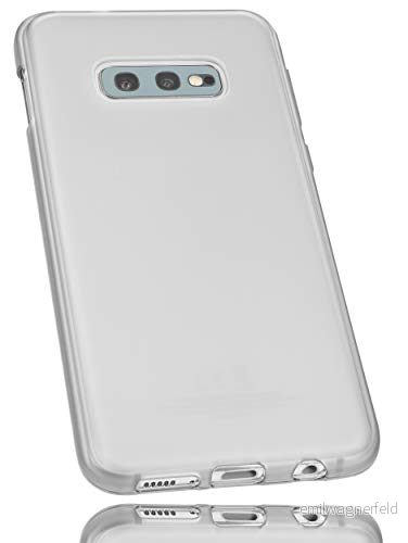 mumbi TPU skyddsfodral kompatibel med Samsung Galaxy skal, S10e, transparent weiss 4251657901769