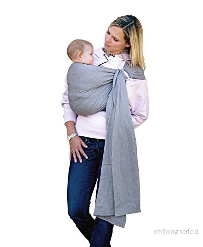 Ringsele Babysjal, 180cm, Grå 4030454006958