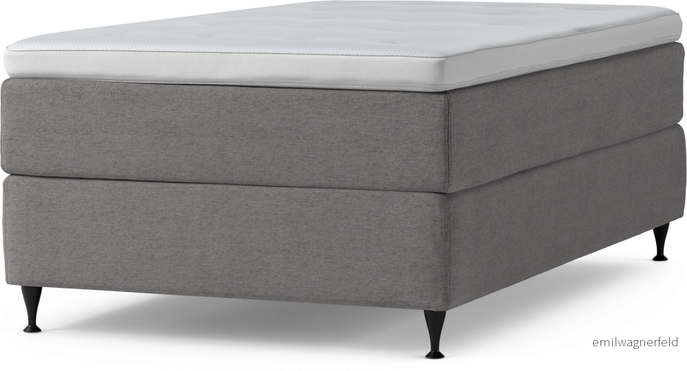 Delux Dream Kontinentalsäng, enkelsäng 120 cm med bäddmadrass och sängben ndXqk