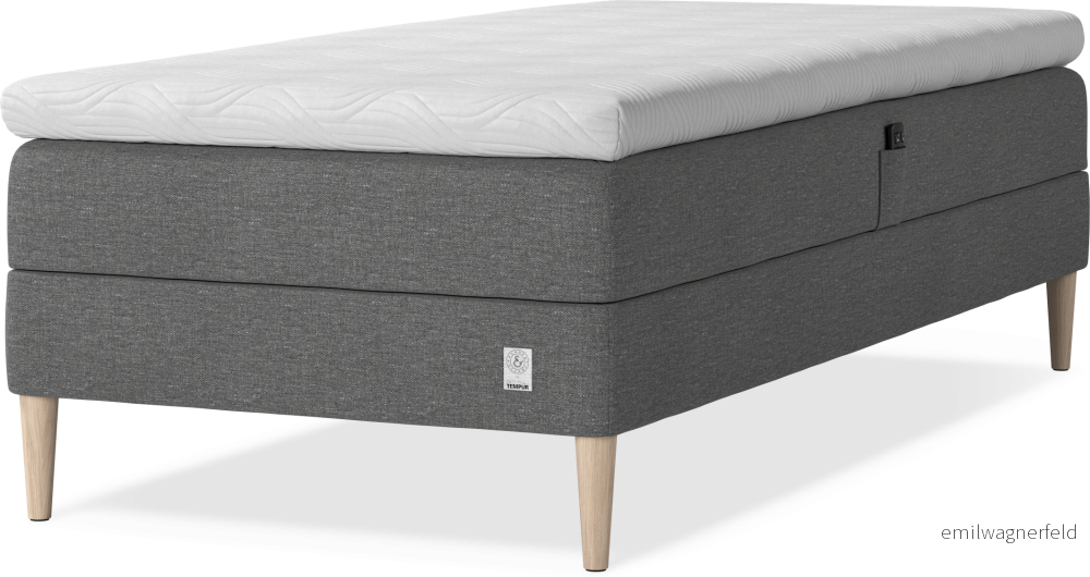 Cape Selene Ställbar säng, enkelsäng med bäddmadrass 8 cm och sängben hPSDk