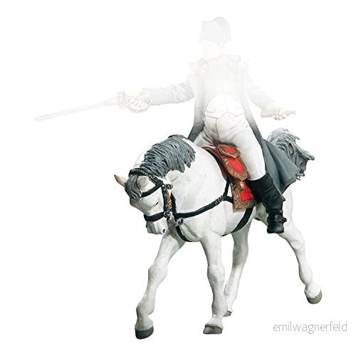 PAPO Handmålade Historiska figurer Napoleons häst 39726 samlarbar för barn Lämplig pojkar och flickor från 3 år 3465000397265