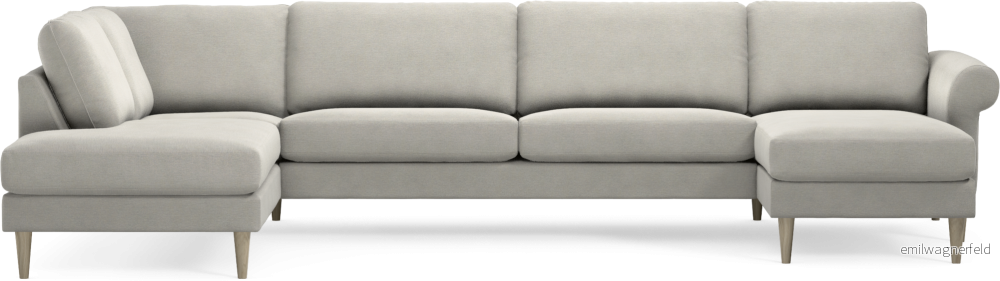 Bridge 3-sits soffa med divan vänster och schäslong höger 13xcp