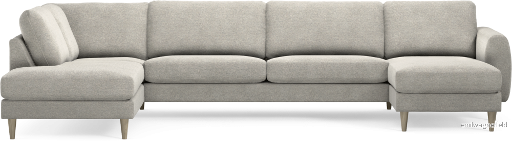 Bridge 3-sits soffa med divan vänster och schäslong höger A8pN6