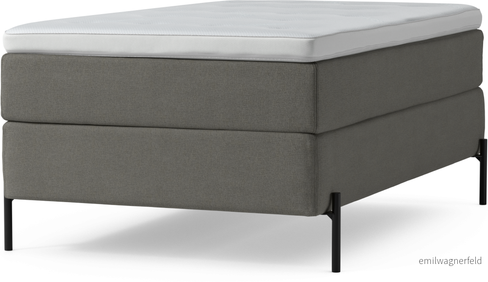 Delux Dream Kontinentalsäng, enkelsäng 120 cm med bäddmadrass och sängben rnY7h