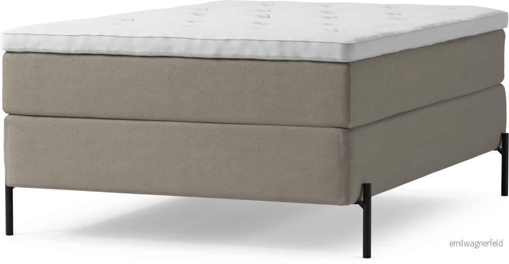 Delux Dream Kontinentalsäng, enkelsäng 140 cm med bäddmadrass och sängben 9bMqs