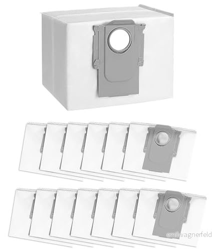 14 stycken dammpåse för Roborock S8+/S8 Pro Ultra/S7 MaxV Ultra/Q7+/Q7 Max+/Q8 Max+/Q5 Pro+dammsugare sugstation, reservdelar tillbehör 657381052748