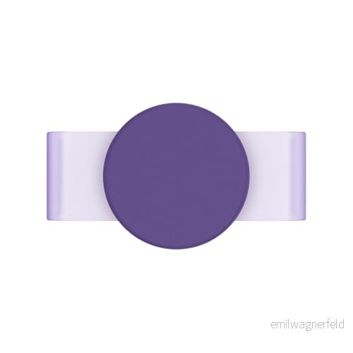 PopSockets: PopGrip Slide Icke Självhäftande Telefongrepp & Stativ med en Bytbar Topp för iPhone XXX Silikonväska 11 Fierce Violet 842978174648